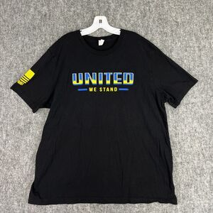 Nine Line Mens "United We Stand" T-Shirt XXXL Black made USA Military‎ Veterans